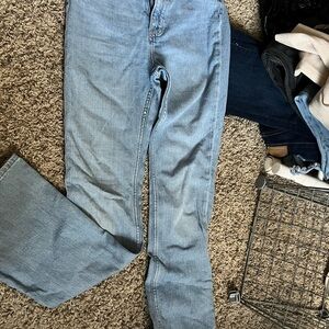 H&M Women's flare Jeans in Light Blue